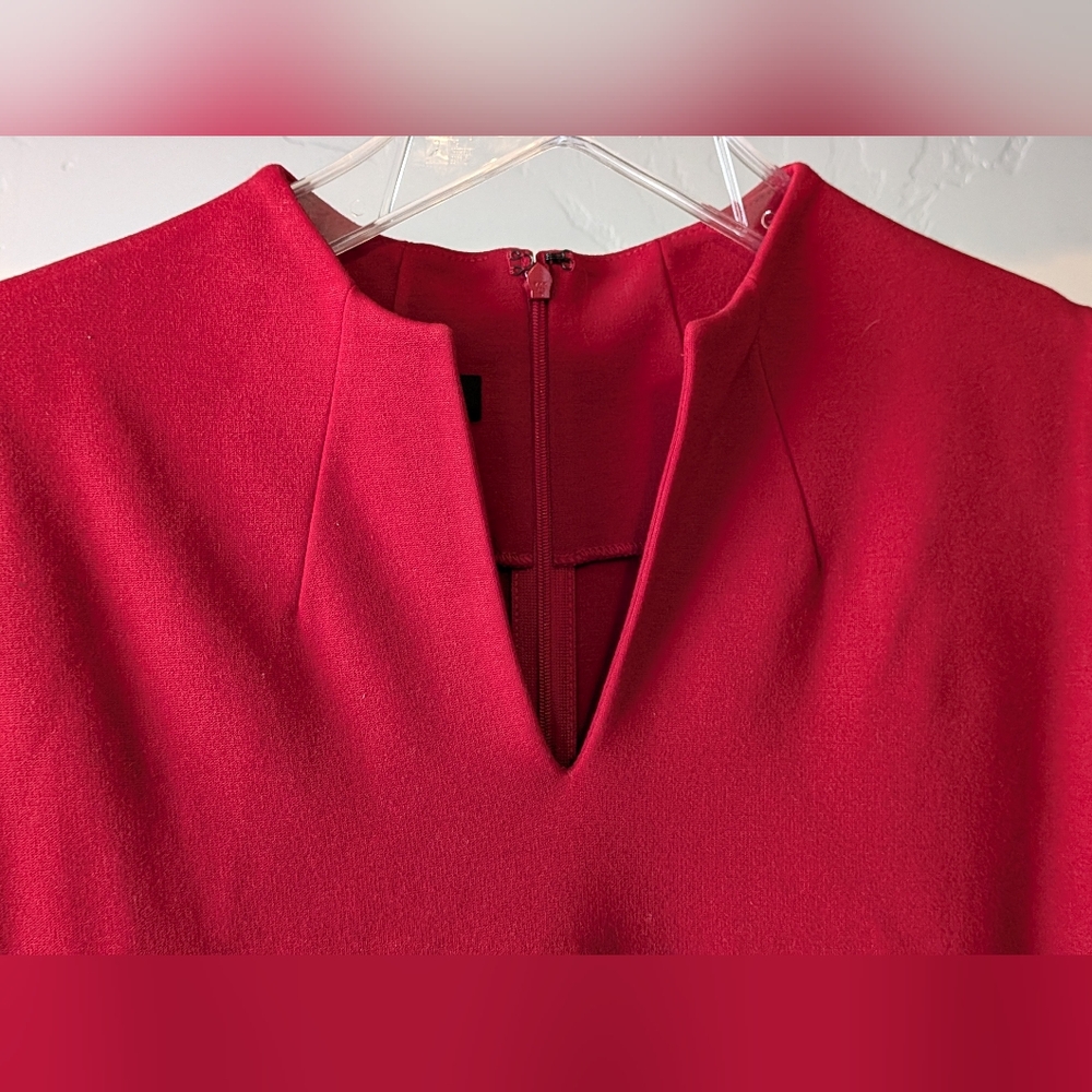 Lafayette 148 New York Crimson Midi Dress - Picture 3 of 6